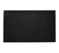 vidaXL Tapis d'Entrée Noir 90x120 cm PVC Sol Antidérapant Bureau Maison
