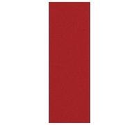 vidaXL Tapis d'entrée Rouge et Noir 120 x 350 cm Polyamide et PVC, Tapis d'entrée rectangulaire, antidérapant, Robuste, intérieur, extérieur, absorbeur d'humidité