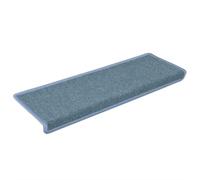 Tapis d escalier 15 pcs 65x21x4 cm Bleu