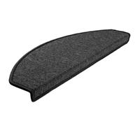 vidaXL Tapis d'escalier 15 pièces Anthracite 65x24x4 cm