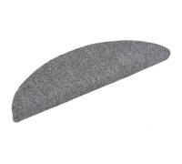Vidaxl Tapis D'escalier Auto-Adhésif 15 Pcs 56x17x3 Cm Gris Clair