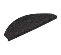 vidaXL Tapis d'escalier auto-adhésifs 10 pcs Anthracite 65x22,5x3,5 cm