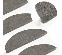 Vidaxl Tapis D'escalier Auto-Adhésifs 10 Pcs Gris 65x22,5x3,5 Cm