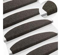Vidaxl Tapis D'escalier Auto-Adhésifs 15 Pcs Anthracite