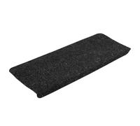 vidaXL Tapis d'Escalier Auto-adhésifs 15 pcs, Protections d'Escalier Antidérapantes, Moquettes de Marches, Couvre-marches, 65x24,5x3,5 cm Anthracite