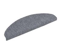 Tapis D'escalier Auto-Adhésif 15 Pcs 65 X 21 X 4 Cm Gris Clair