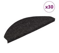 Vidaxl Tapis D'escalier Auto-Adhésifs 30 Pcs Anthracite 65x22,5x3,5 Cm