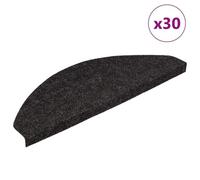 Vidaxl Tapis D'escalier Auto-Adhésifs 30 Pcs Anthracite 65x22,5x3,5 Cm