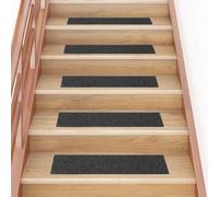 Vidaxl Tapis D'escalier Auto-Adhésifs 30 Pcs Anthracite 76x20 Cm