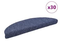 Vidaxl Tapis D'escalier Auto-Adhésifs 30 Pcs Bleu 56x17x3 Cm
