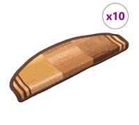 vidaXL Tapis d'Escalier Autoadhésifs 10 pcs Moquettes d'Escalier Antidérapantes Carpettes de Marche Décorations 149837