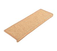 vidaXL Tapis d'Escalier Autocollants 15 pcs, Protections d'Escalier Antidérapantes, Moquettes de Marches Insonorisantes, 65x21x4 cm Orange