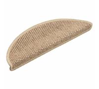 Vidaxl Tapis D'escalier Autocollants 15 Pcs 56x20 Cm Sable