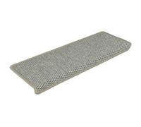 vidaXL Tapis d'Escalier Autocollants 15 pcs, Protections d'Escalier Antidérapantes, Moquettes de Marches Insonorisantes, 65x21x4 cm Vert