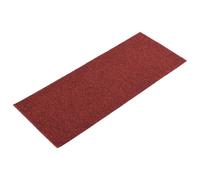 Vidaxl Tapis D'escalier Autocollants Rectangulaire 15pcs 60x25cm Rouge