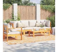 vidaXL Tapis d'extérieur ARAKIL Orange et Blanc Polyester 300 x 400 cm