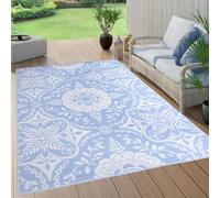 Vidaxl Tapis D'extérieur Bleu Azuré 190x290 Cm Pp