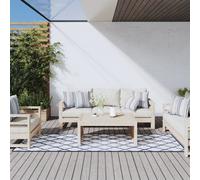 Vidaxl Tapis D'extérieur Bleu Marine Et Blanc 80x250 Cm