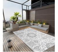 Buitenkleed ARAKIL 140x200 cm PP lichtgrijs317031