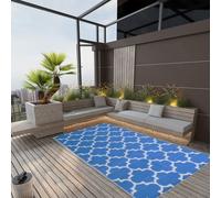 Buitenkleed ARAKIL 120x180 cm polypropeen blauw316998