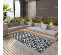 vidaXL Tapis d'extérieur ARAKIL 160x230 cm PP Noir