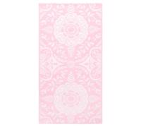 Tapis d'Extérieur Tapis d'Entrée Tapis Décoratif Salon Salle de Séjour Balcon Patio Terrasse Maison Intérieur Rose 160x230 cm PP 310458