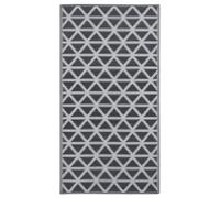 vidaXL Tapis d'Extérieur Tapis d'Entrée Tapis Décoratif Salon Salle de Séjour Balcon Patio Terrasse Maison Intérieur Noir 190x290 cm PP