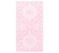 Tapis d'Extérieur Tapis d'Entrée Tapis Décoratif Salon Salle de Séjour Balcon Patio Terrasse Maison Intérieur Rose 160x230 cm PP 310458