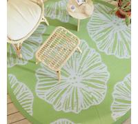 vidaXL Tapis d'extérieur Vert Ø200 cm PP, Tapis de Jardin, Tapis de Sol, Moquette de Sol, carpette, Tapis de Patio, Tapis d'extérieur en polypropylène