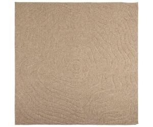vidaXL Tapis d'intérieur et d'extérieur AGIRA Naturel 240 x 240 cm