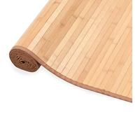 vidaXL Tapis en bambou 100 x 160 cm Marron