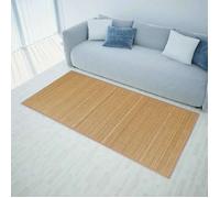 vidaXL – Tapis en bambou – 100 x 160 cm – Marron