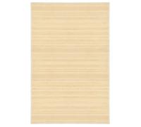vidaXL Tapis en bambou 100 x 160 cm Naturel