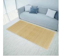 vidaXL Tapis en bambou 100 x 160 cm Naturel