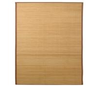 vidaXL Tapis en Bambou 160x230 cm Marron Carpette en Bambou Décor de Salon
