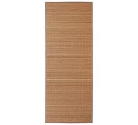 vidaXL Tapis en Bambou Brun à Latte Rectangulaire 80 x 300 cm
