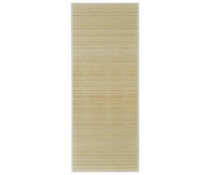 vidaXL Tapis en Bambou Naturel à Latte rectangulaire 80 x 300 cm