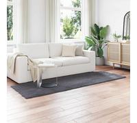 Vidaxl Tapis En Fausse Tafalla Anthracite 80 X 250 Cm Polyester