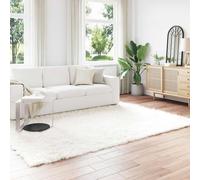 Vidaxl Tapis En Fausse Tafalla Blanc 240 X 340 Cm Polyester