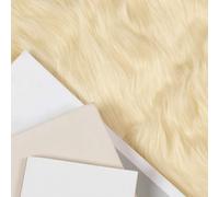 vidaXL Tapis en Fausse TAFALLA Crème 100 x 200 cm Polyester