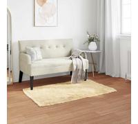 Vidaxl Tapis En Fausse Tafalla Crème 60 X 110 Cm Polyester