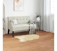 Vidaxl Tapis En Fausse Tafalla Crème 80 X 120 Cm Polyester