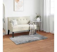 Vidaxl Tapis En Fausse Tafalla Gris 60 X 110 Cm Polyester