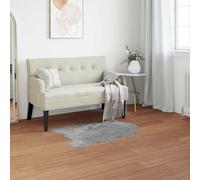 Vidaxl Tapis En Fausse Tafalla Gris 80 X 120 Cm Polyester