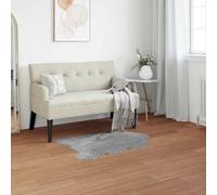 Vidaxl Tapis En Fausse Tafalla Gris 80 X 120 Cm Polyester