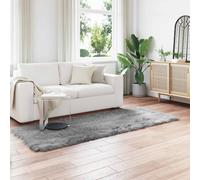 Vidaxl Tapis En Fausse Tafalla Gris 80 X 250 Cm Polyester