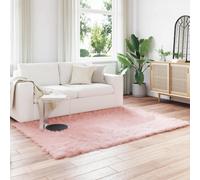 Vidaxl Tapis En Fausse Tafalla Rose 120 X 170 Cm Polyester