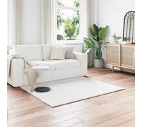 Vidaxl Tapis En Fourrure Synthétique De Lapin Olite Blanc 120 X 120 Cm