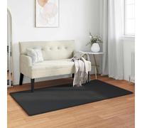 Vidaxl Tapis En Fourrure Synthétique De Lapin Olite Noir 60 X 110 Cm