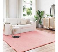 Vidaxl Tapis En Fourrure Synthétique De Lapin Olite Rose 200 X 200 Cm